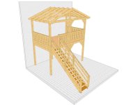 Balkon 002 1 mit Treppe vorn