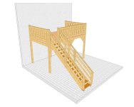 Balkon 002 1 mit Treppe vorn