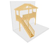 Balkon 002 1 mit Treppe vorn