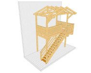 Balkon 002 1 mit Treppe