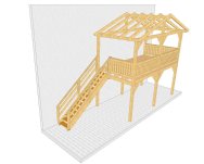 Balkon 004 1 mit Treppe seitlich