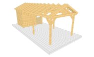 Carport 001 1 Abstellraum hinten