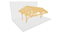 Carport 003 1 mit Bogenstützen