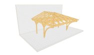 Carport 003 1 mit Bogenstützen