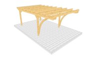 Carport 004 1 mit Bogenstützen