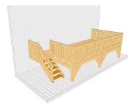 Terrasse 003 1 mit Treppe mit Podest