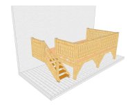 Terrasse 003 1 mit Treppe mit Podest