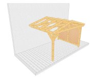 Überdachung 002 1 mit Wandverschalung