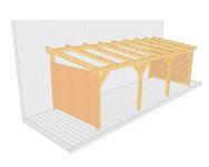 Überdachung 002 1 mit Wandverschalung