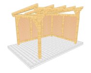 Überdachung 002 1 mit Wandverschalung