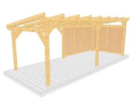 Überdachung 002 1 mit Wandverschalung