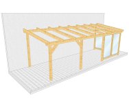 Überdachung 004 1 mit Wandverglasung