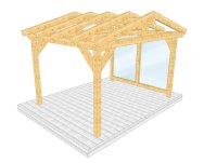 Überdachung 004 1 mit Wandverglasung