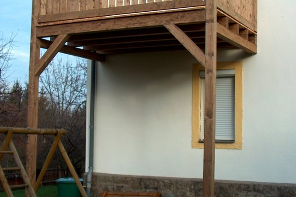 Einstöckiger Balkon