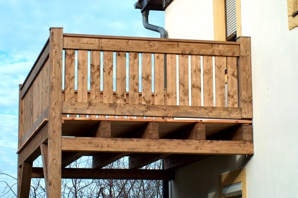 Einstöckiger Balkon