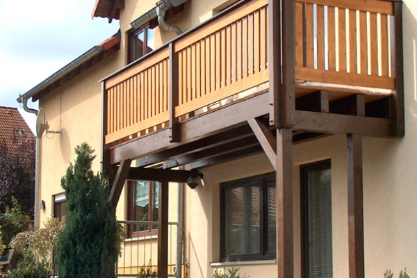 Einstöckiger Balkon