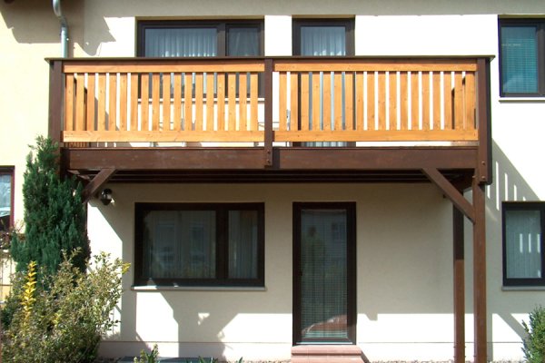 Einstöckiger Balkon