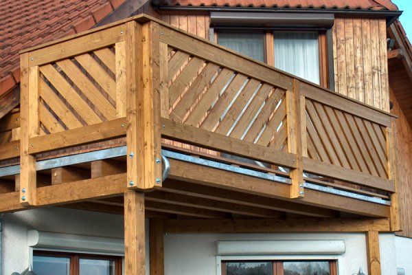 Einstöckiger Balkon
