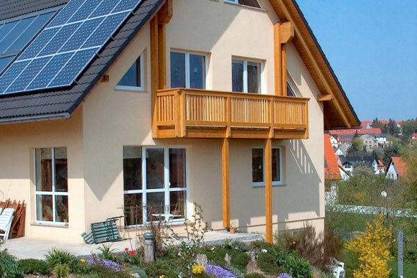 Einstöckiger Balkon