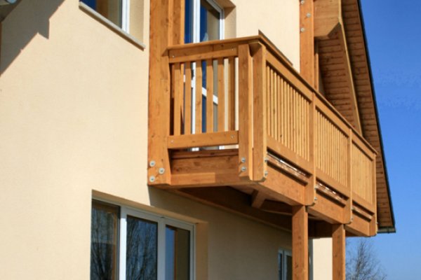 Einstöckiger Balkon