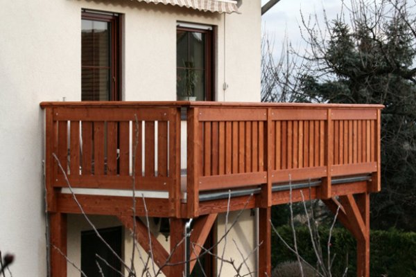 Einstöckiger Balkon
