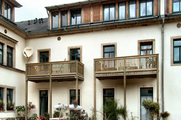 Einstöckiger Balkon