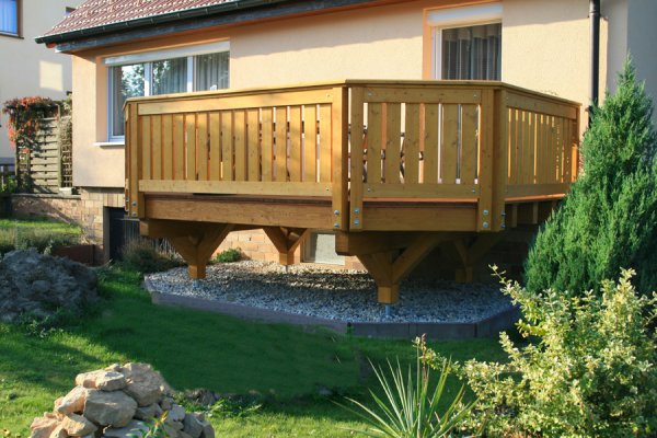 Einstöckiger Balkon