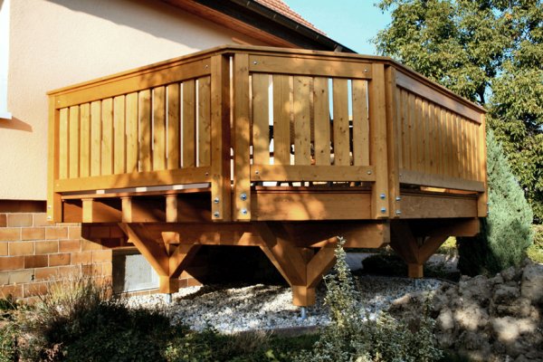 Einstöckiger Balkon