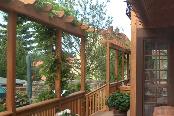 Einstöckiger Balkon