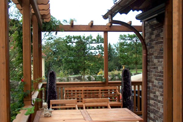 Einstöckiger Balkon