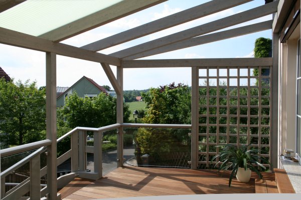 Einstöckiger Balkon