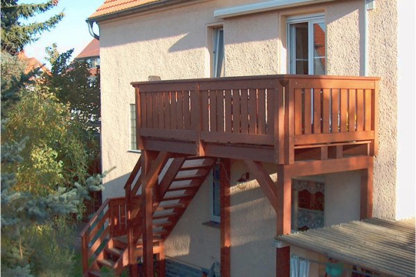 Einstöckiger Balkon