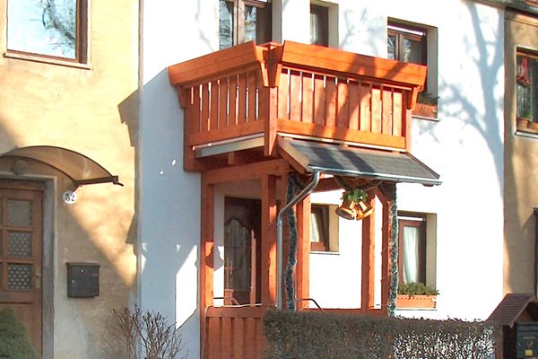 Einstöckiger Balkon