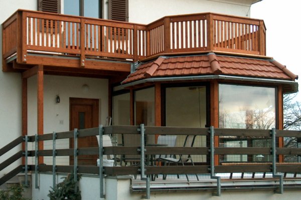 Einstöckiger Balkon