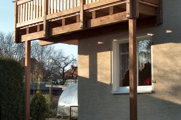 Einstöckiger Balkon