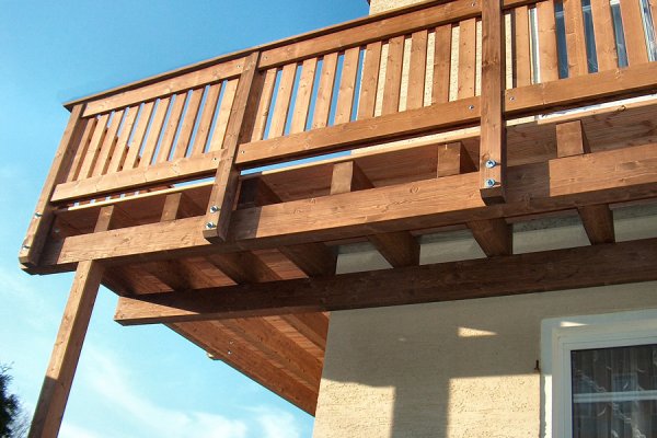 Einstöckiger Balkon