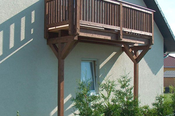 Einstöckiger Balkon