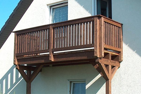 Einstöckiger Balkon