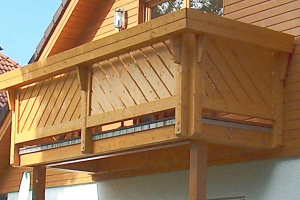 Einstöckiger Balkon