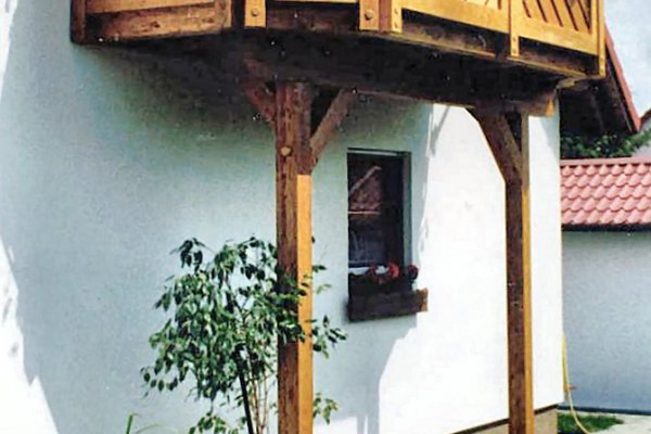 Einstöckiger Balkon