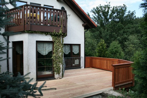 Einstöckiger Balkon