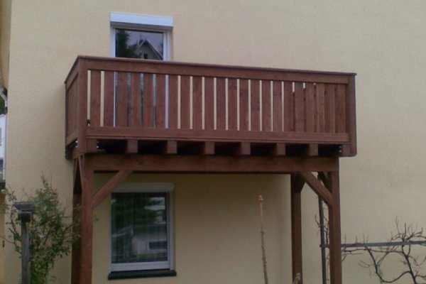Einstöckiger Balkon