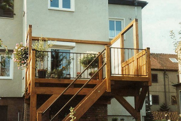Einstöckiger Balkon