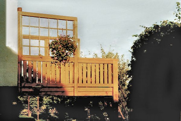 Einstöckiger Balkon