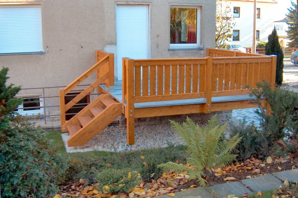 Einstöckiger Balkon