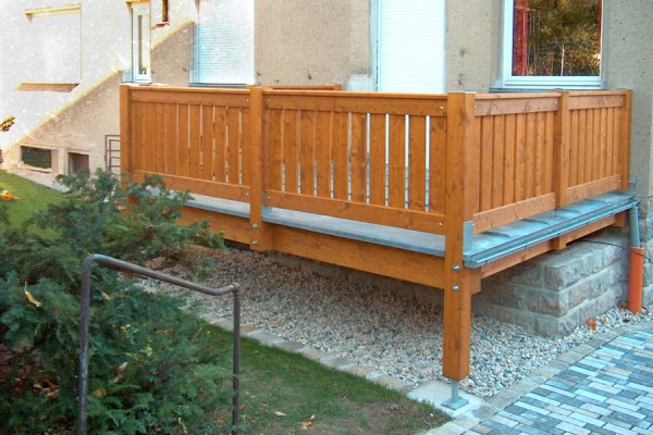 Einstöckiger Balkon