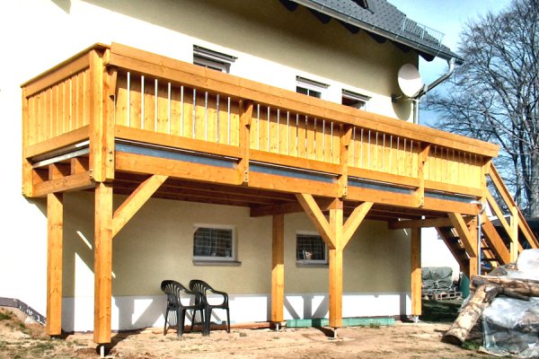 Einstöckiger Balkon