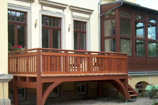 Einstöckiger Balkon