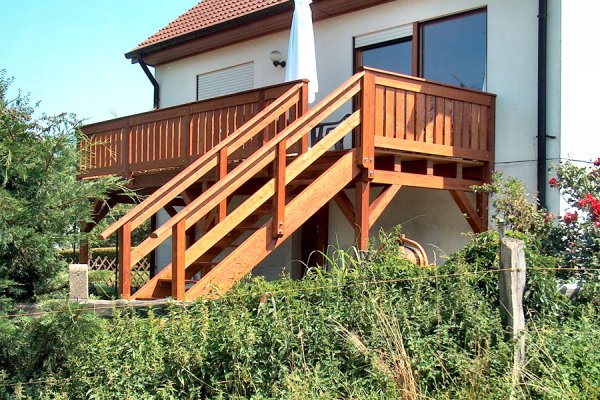 Einstöckiger Balkon