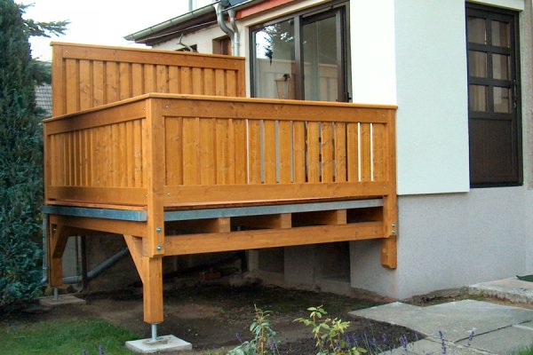 Einstöckiger Balkon